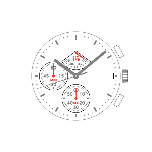 เครื่องนาฬิการะบบควอทซ์ TMI ตระกูล VD Series